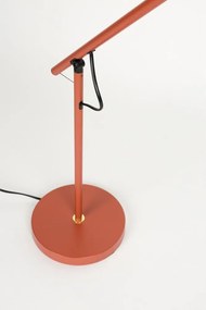 Червена метална настолна лампа (височина 45,5 cm) Aero – White Label