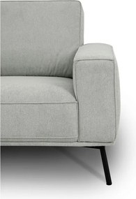 Светлосив шенилов ъглов диван (ляв ъгъл/L форма) Amsterdam – Scandic