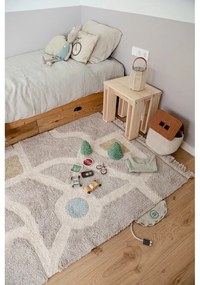 Сиво памучно детско килимче за игра 120x170 cm Eco и City – Lorena Canals