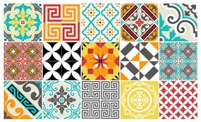 Комплект от 15 стикера Bistro, 20 x 20 cm - Ambiance