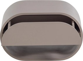 Сиво-бежов на няколко нива стенен рафт 39 cm Momo – WOOOD