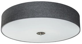 Ръстичен таванен аплик сив 70 см - Drum Jute