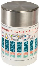 Детски термос за храна в кремав и сребрист цвят 450 ml Periodic Table – Rex London