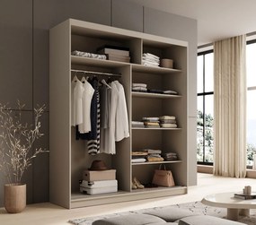 Плъзгащ се гардероб Shelvia 180-Кашмир