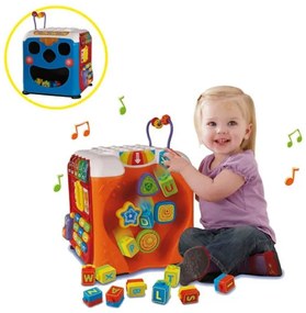 VTech - Гигантски интерактивен куб 5в1 - Discovery Cube