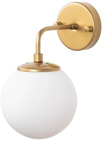 Стенна лампа в златисто Horn – Opviq lights