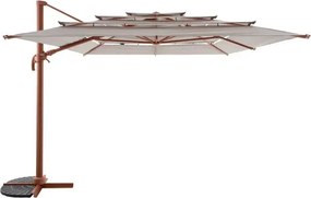 Градински чадър със странична стойка Hesperide Melhia Multi, Накланящ се - Махагон