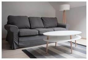 Светлосива масичка за кафе OVO - Ragaba