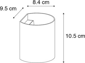 Интелигентна стенна лампа бяла с Wi-Fi G9 - Sabbio
