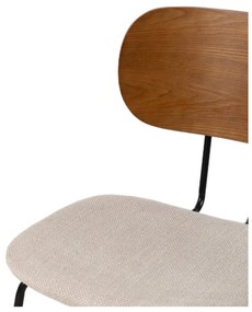 Кафяви и кремави трапезни столове в комплект от 4 броя Cleo - Ixia