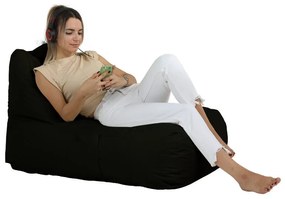 Градински пуф Trendy Comfort Bed Pouf, цвят Черен
