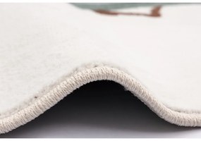 Детски килим в цвят мента и слонова кост ø133 cm Avocado Mint – FD