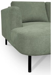 Зелен ъглов диван (десен ъгъл/"U" форма) Hero – Scandic