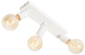 Модерен прожектор бял правоъгълен 3-светлина - Facil