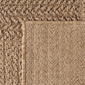 Кафяв кръгъл килим за открито и закрито ø 120 cm Timber 1405 – Ayyildiz Carpets