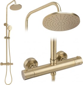 Комплект за душ с термостат Rea PAROT BRUSHED GOLD