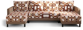 Разтегателен диван в П-образна форма REGON, 290x90x140, damir 1/rainbow 5