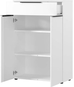 Бял висок скрин с чекмеджета 81x120 cm Mailand - Germania