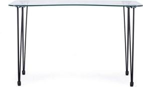 Работна маса със стъклен плот 60x120 cm Rondo – Bizzotto