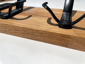 Минималистична закачалка за стена MODERN OAK 40 cm