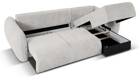 Светлосив ъглов диван (десен ъгъл) Matera - Cosmopolitan Design