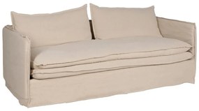 Кремав ленен диван 210 cm – Ixia