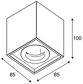 Лампа за таван Tonem 1Осветление-Gkri