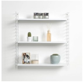 Рафт на 3 нива с бели рафтове, ширина 70 cm Libro - Metaltex