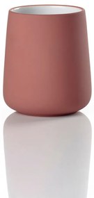 Светлочервена керамична чаша за четки за зъби Nova – Zone