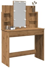 Sonata H Тоалетка с LED осветление Artisan Oak 96x40x142 cm