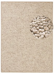 Светлокафяв килим 60x90 cm Wolly – BT Carpet