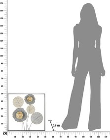 Метална декорация за стена Squity, 50 x 50 cm Sqity - Mauro Ferretti