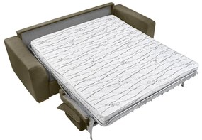 Зелено-кафяв разтегателен диван от рипсено кадифе 225 cm Augustin – Bobochic Paris