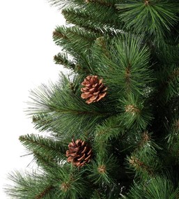 Изкуствена елха с шишарки Everlands Norwich Pine, 150 см, 446 клони, Метална стойка, Зелен