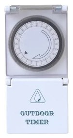Дневен екстериорен механичен таймер превключвател 16A/230V IP44