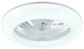 Бяло LED осветително тяло за таван Mora – Trio