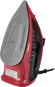 Втора ръка: Ютия Mesko MS 5031, 3000W, Керамика, Автоматично изключване, С-ма против варовик, Червен/черен