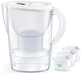 Филтрираща Кана Brita Marella +3 Maxtra Pro PP Бял полипропилен 2,4 L 150 l