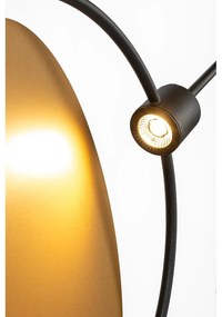 LED затъмняващо се висящо осветително тяло в цвят жълта охра и черно Sirius – Zuiver