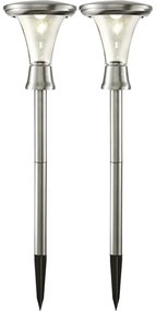 Комплект от 2 външни слънчеви LED светлини, височина 47 см Turin - Star Trading
