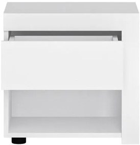 Нощно Шкафче Lynx-Бяло-Дясно