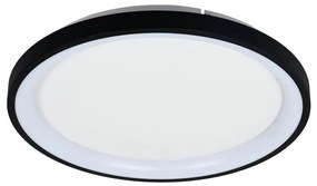 Brilagi - LED димируем плафон FALCON SLIM LED/42W/230V Ø 50 см черен + дистанционно управление