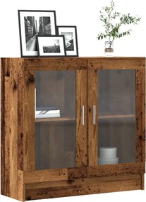 856154 vidaXL Шкаф за книги от старо дърво 82,5x30,5x80cm Инженерна дървесина