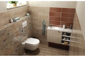 Бял стенен шкаф без мивка 50x50 cm Latus Vi – Sapho