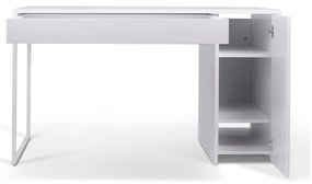 Бяла работна маса Prado - TemaHome