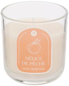 Ароматна свещ atmosphera Floa, Стъкло, 115 g - Peach