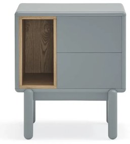 Синьо /сиво нощно шкафче Corvo – Teulat