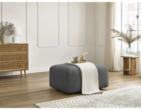 Сива табуретка от букле Tina – Bobochic Paris