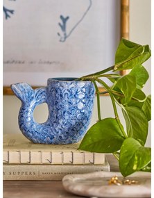 Синя глинена ваза (височина 12 cm) Ariella – Bloomingville