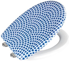 Тоалетна седалка с автоматично затваряне 37,5 x 41,5 cm Sevilla - Wenko